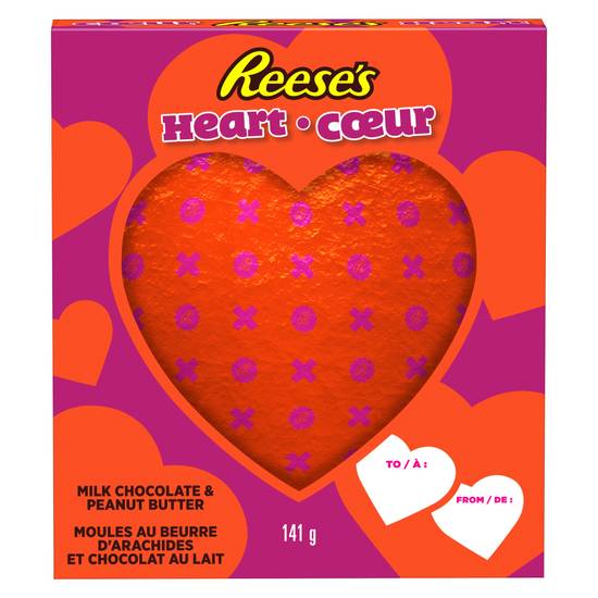 Hershey's cœur de chocolats au lait kisses - chocolate in a heart