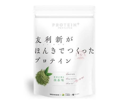 ファイン　友利新がほんきでつくったプロテイン抹茶味　351g　J-559