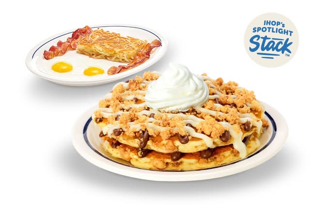 Coffee Cake Pancake Combo