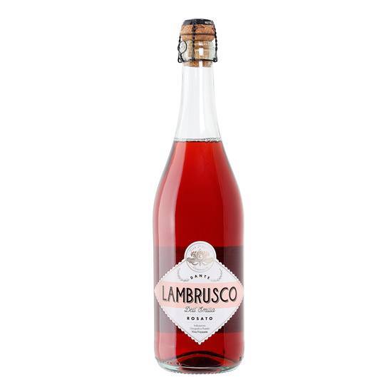 DANTE vino rosado lambrusco botella 75 cl