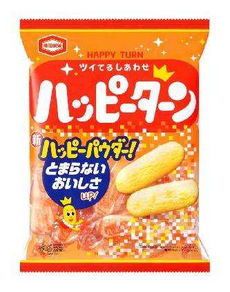 29304：亀田製菓 ハッピーターン 96G / Kameda Seika Happy Turn(Rice Crackers)