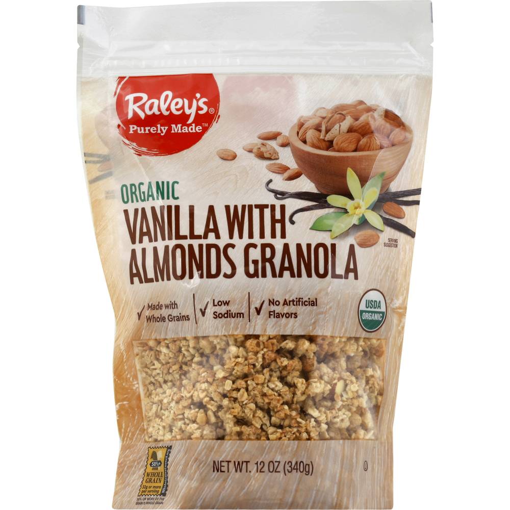 Raley's Organic Vanilla With Almonds Granola 12 oz