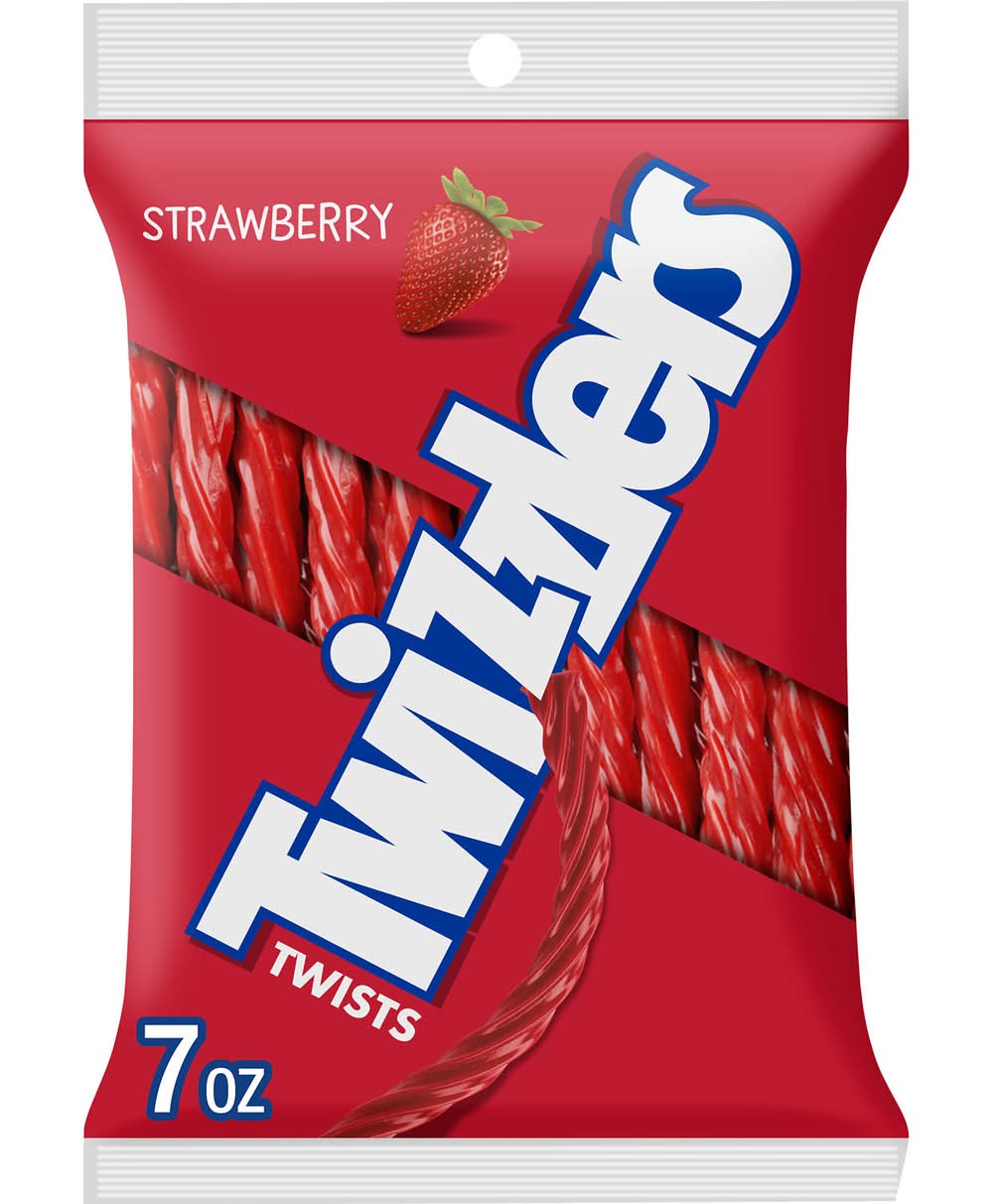 Twizzler's Low Fat Twists Candy, Strawberry (7 oz)