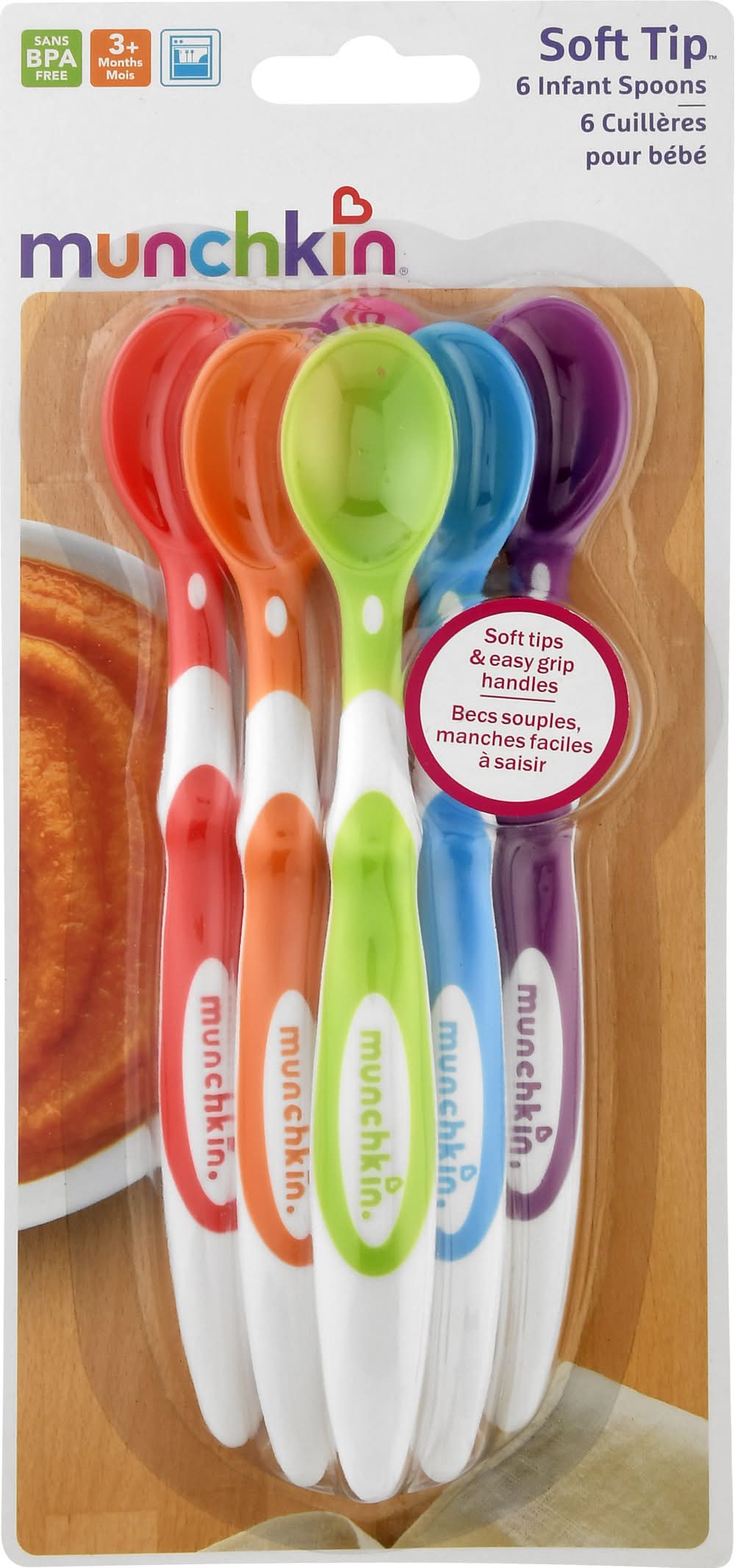 Munchkin Soft Tip 3+ Months Infant Spoons (4.8 oz)
