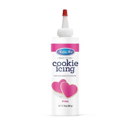 Satin Ice Ready To Use Cookie Icing, Pink (8 oz)