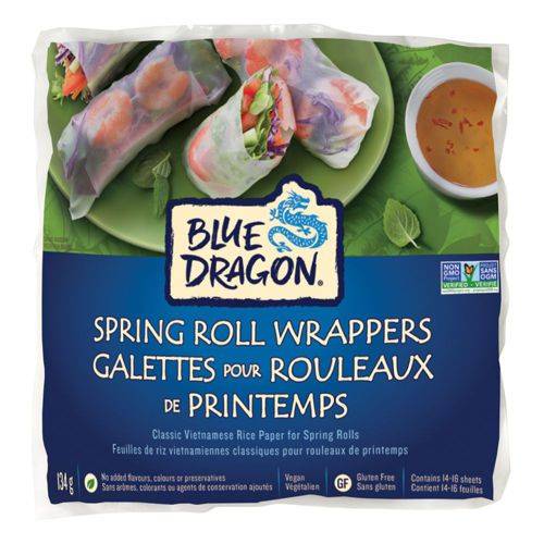 Blue dragon rouleau printemps sans gluten - spring roll wrappers (134 ml)
