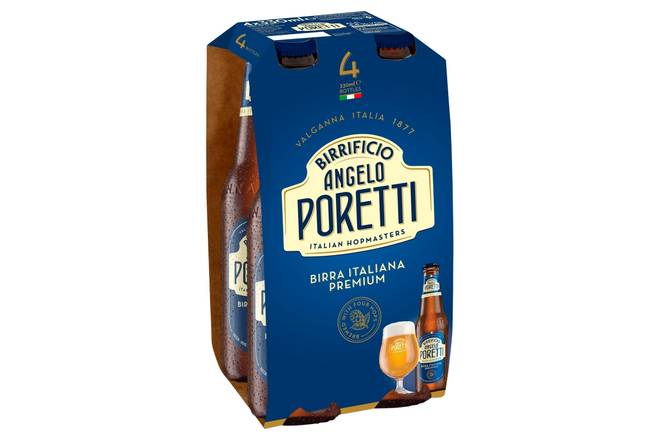 Birrificio Angelo Poretti Lager Beer 4 x 330ml Bottles