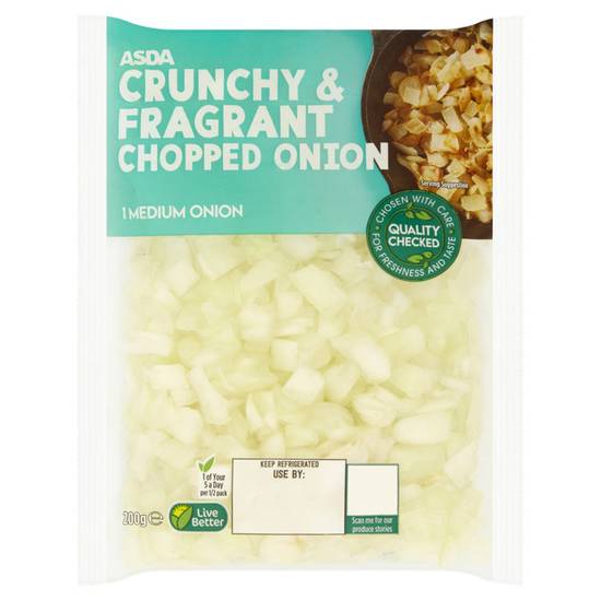 Asda Crunchy & Fragrant Chopped Onion 200g