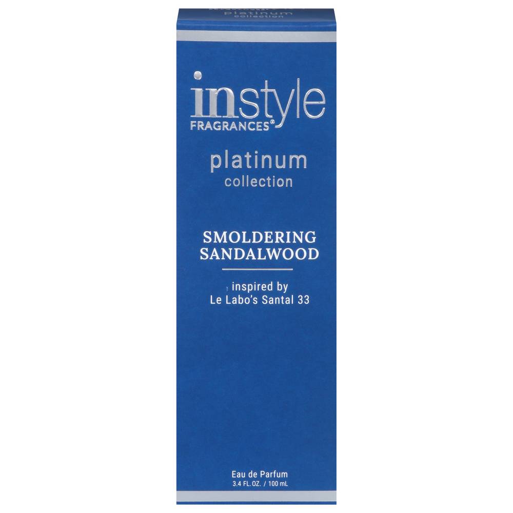 Instyle Fragrances Platinum Collection Smoldering Sandalwood Perfume (3.4 fl oz)