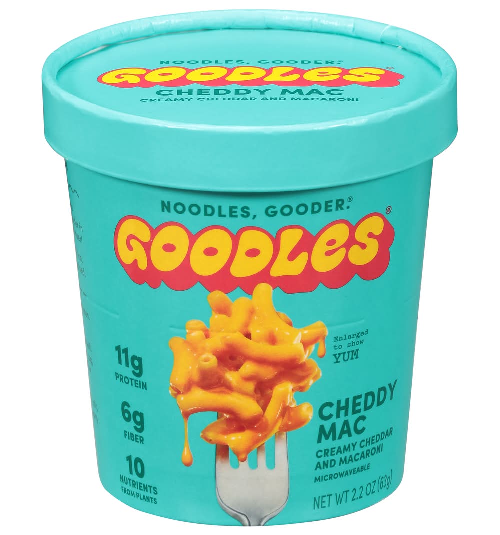 GOODLES Creamy Cheddar and Macaroni Pasta, Cheddy Mac (2.2 oz)
