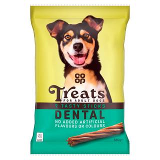 Co-op Treats for Dogs 7 Dental Sticks 180g