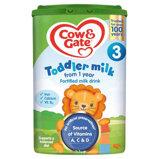 Cow & Gate Toddler Milk 3 Fortified Milk Drink From 1 Year (800g)