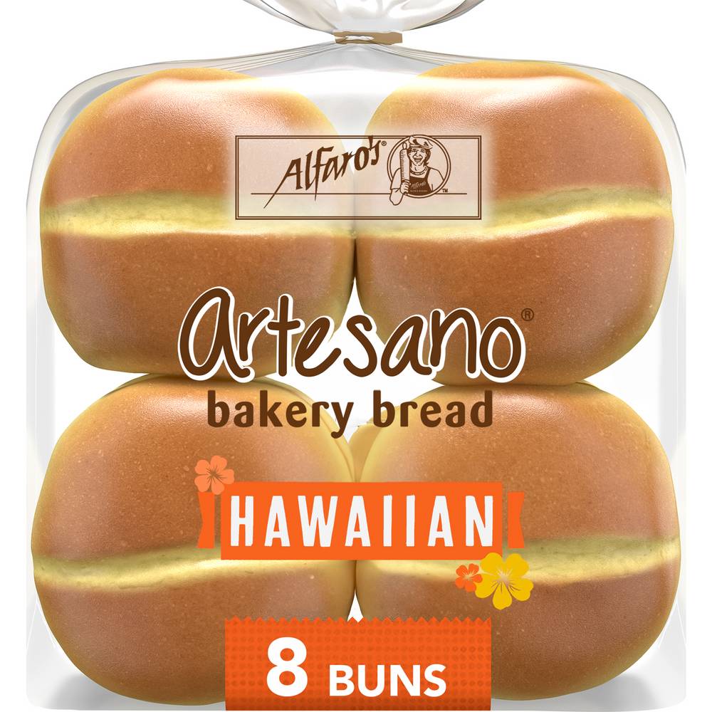 Alfaro's Artesano Hawaiian Bakery Buns (19 oz, 8 ct)
