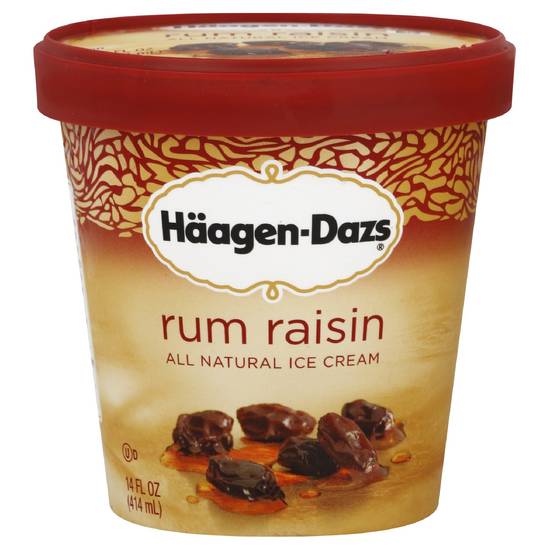 Haagen Dazs Ice Cream Rum Raisin (14 oz)