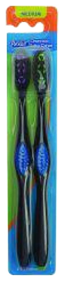 Rexall Extra Clean Charcoal Medium Toothbrush, Black (2 ct)