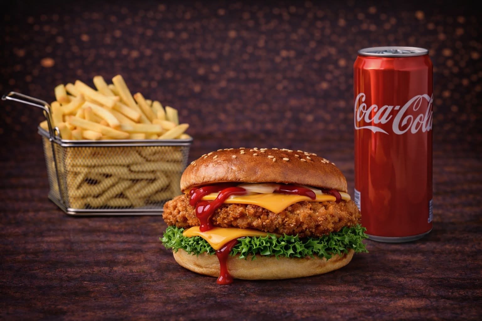 🍗 Menu Chicken Burger | Le Croustillant Suprême & Frites