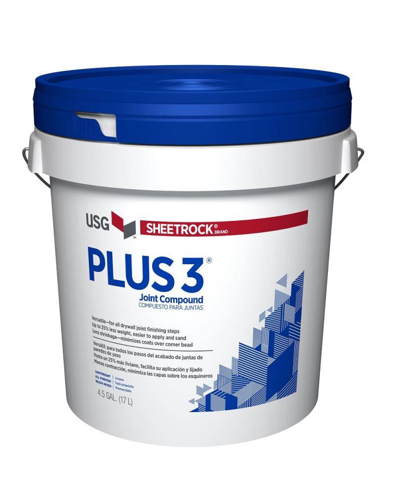 SHEETROCK Brand Plus 3-Gallon 24-Hours Set Time Premixed Lightweight Drywall Joint Compound | 381466