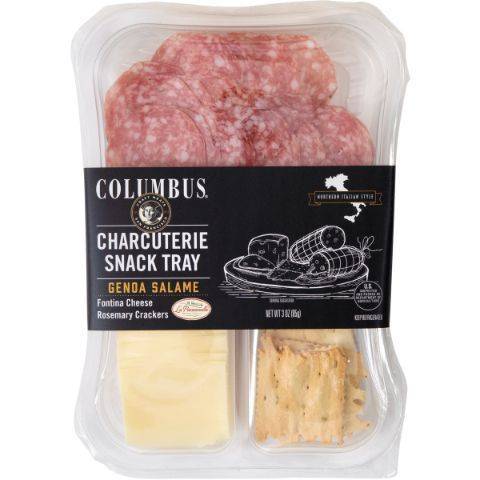 Columbus Craft Meats Charcuterie Snack Tray Genoa Salame