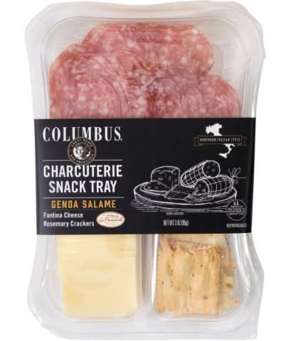 Columbus Craft Meats Charcuterie Snack Tray Genoa Salame