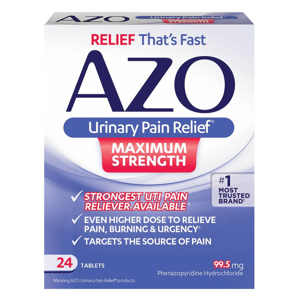 Azo Urinary Pain Relief Maximum Strength Tablets (0.96 oz, 24 ct)