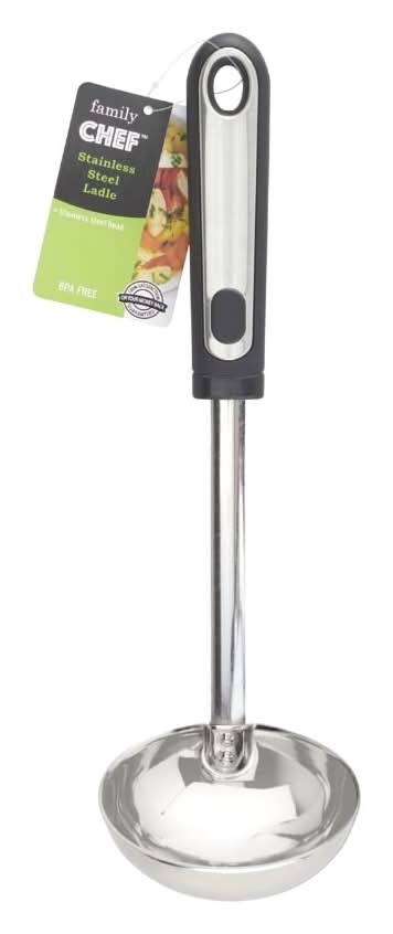 Family Chef Stainless Steel Ladle, 11.25 in