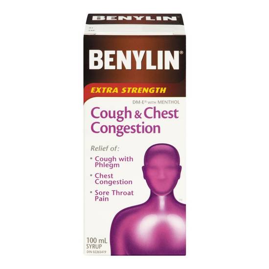 Benylin Extra Strength Cough and Chest Congestion Syrup (100 ml)