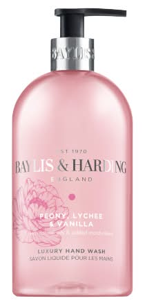 Baylis & Harding Peony, Lychee & Vanilla, Hand Wash (500ml)