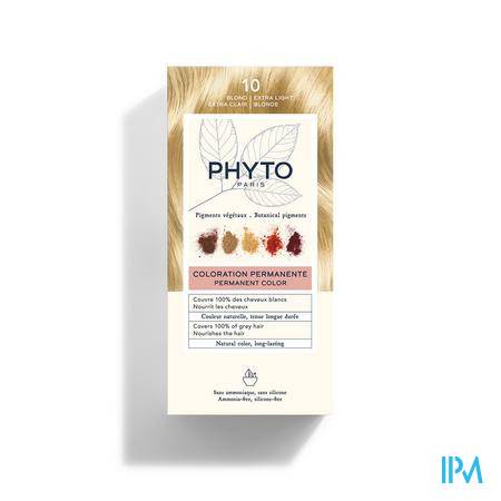 Phytocolor 10 Blond Extra Clair Kit De Coloration Permanente Coloration - Soins des cheveux