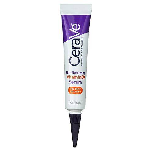 CeraVe Vitamin C Face Serum, Skin Brightening Serum for Face with Hyaluronic Acid - 1.0 fl oz