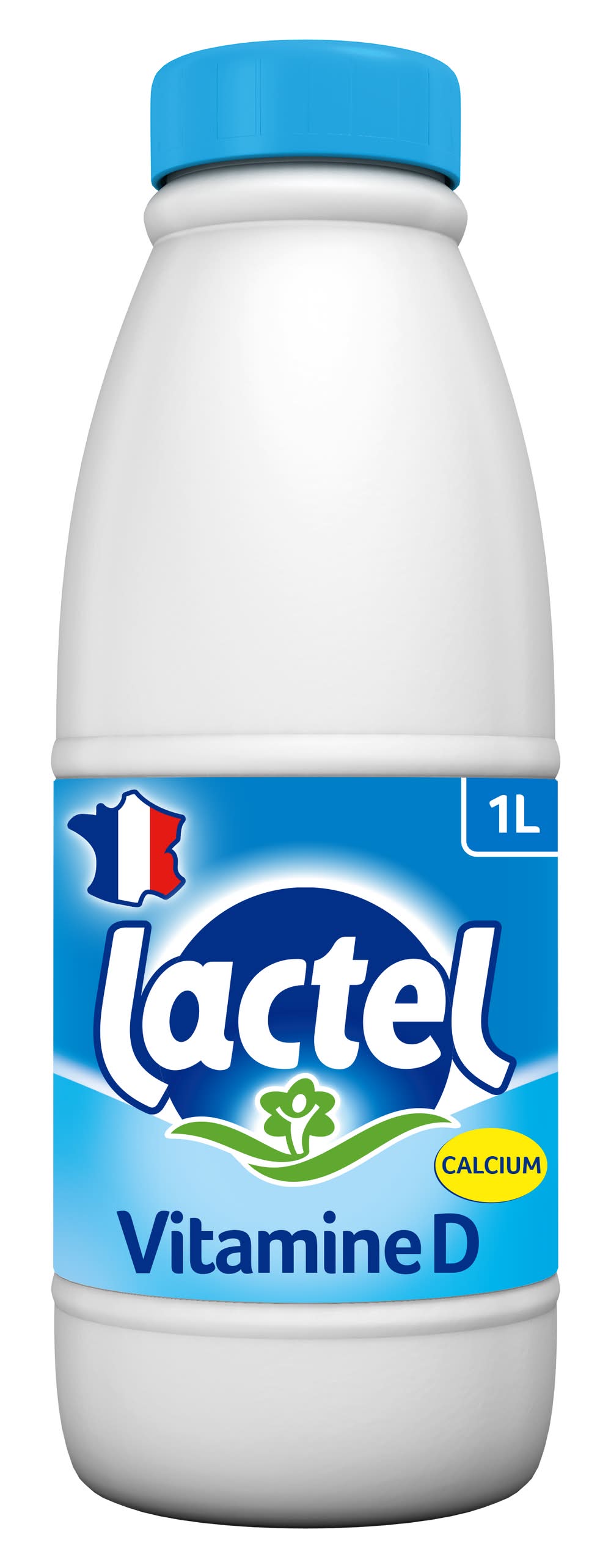Lactel - Lait demi-écrémé enrichi en calcium et en vitamine d (1L)