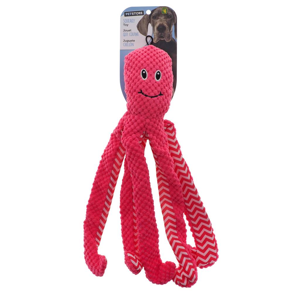 Plush Squeaky Octopus Shape Dog Toy