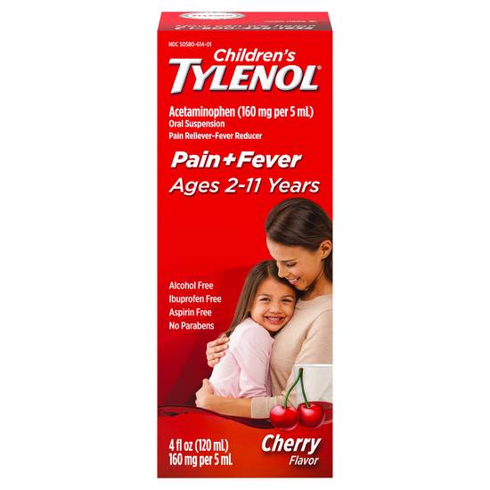 Tylenol Children's Pain + Fever Relief Oral Suspension