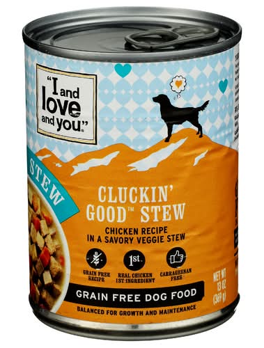 I And Love And You Cluckin Good Stew Wet Dog Food