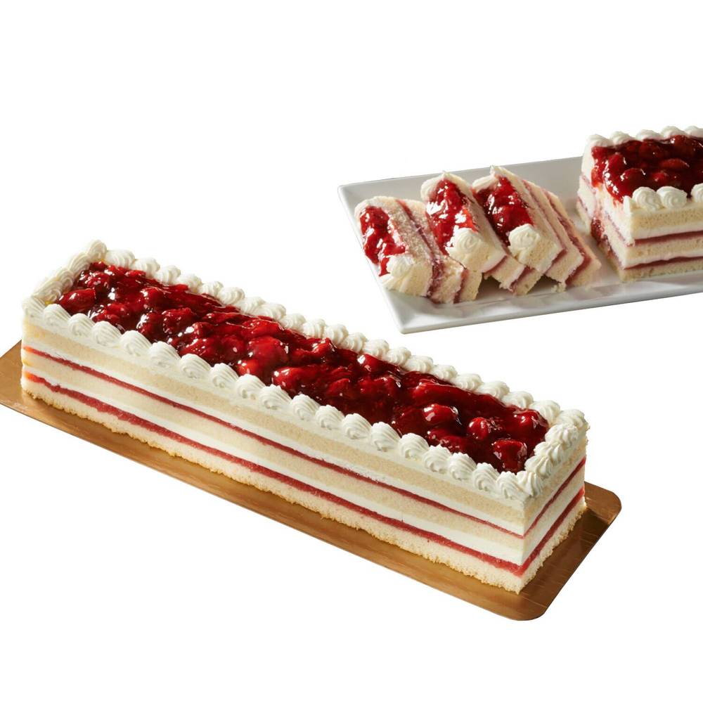 Gâteau génoise aux fraises  (1 unit) - Strawberry sponge cake (1 unit)