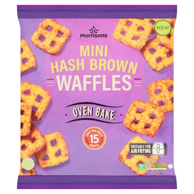 Morrisons Mini Hash Brown Waffles (454g)