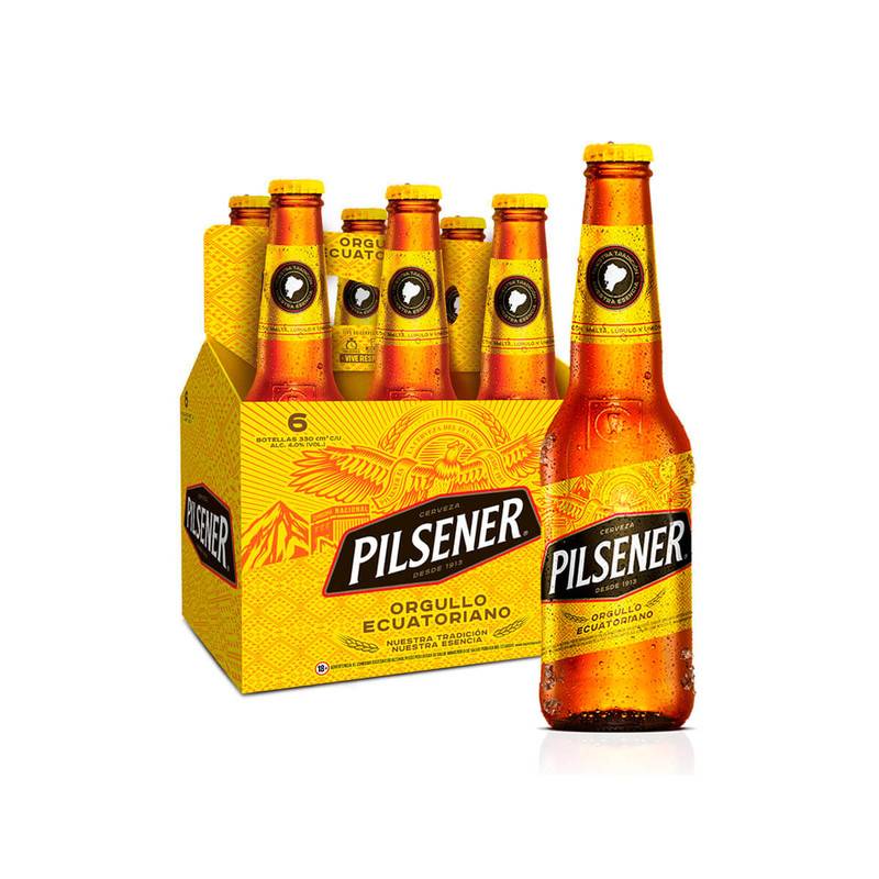 Sixpack Cerveza Pilsener Twist Off - 330Ml