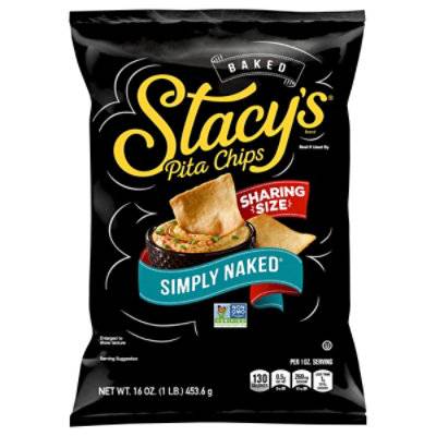 Stacys Pita Chips Simply Naked - 16 OZ