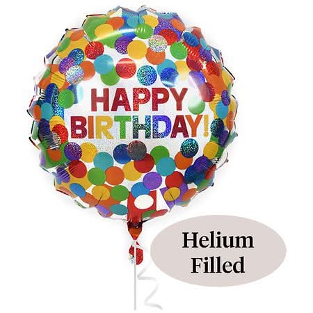 Uninflated Giant Rainbow Birthday Balloon, 28'', Multicolor
