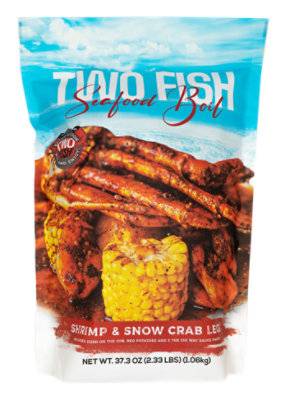 Two Fish To Go Crab Legs & Shrimp With Corn And Potatoes - 37.28 Oz