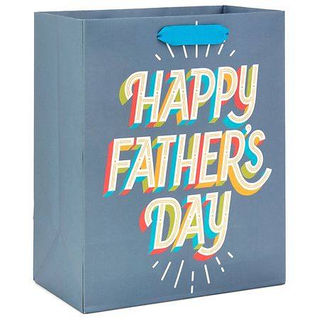 Hallmark Happy Father's Day Shadow Lettering Gift Bag (medium)