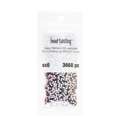 Ss6 Glass Round Flatback Rhinestones By Bead Landing