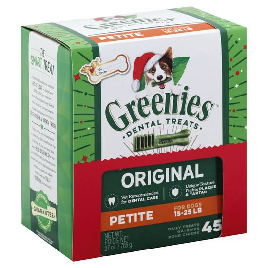 Greenies Original Petite Daily Treats For Dogs (45 ct)
