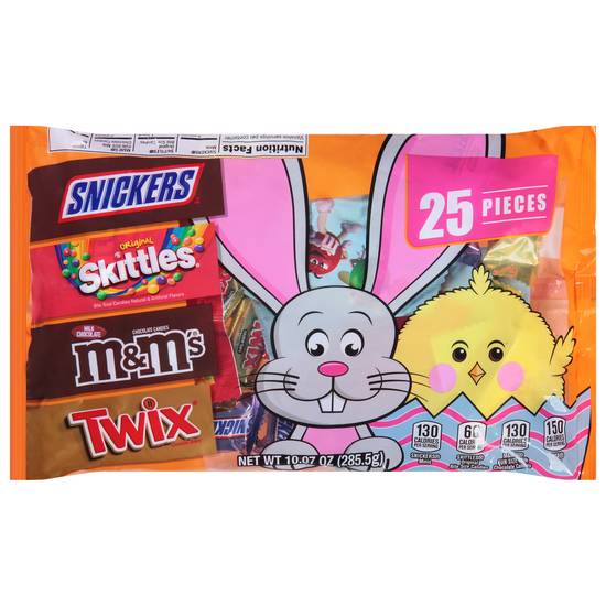 Mars Fun Size Assorted Easter Candy Variety pack (25 ct)