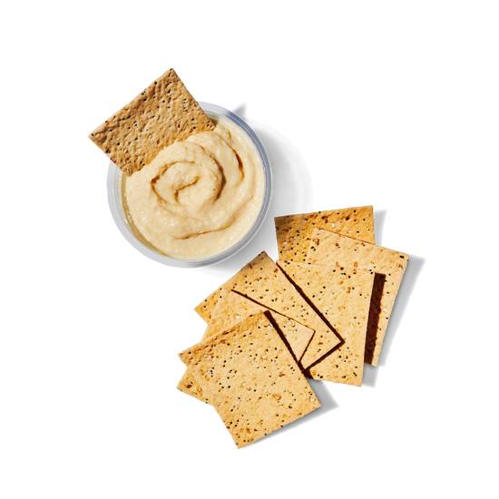 Boîte collation Hummus et craquelins Original / Original Hummus & Crackers Snack Box
