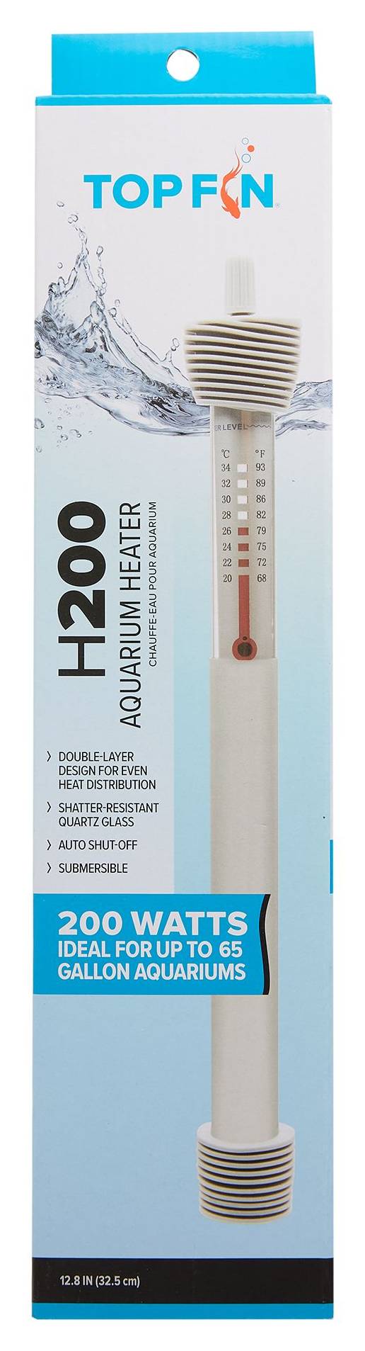 Top Fin Aquarium Heater, 12.8 IN