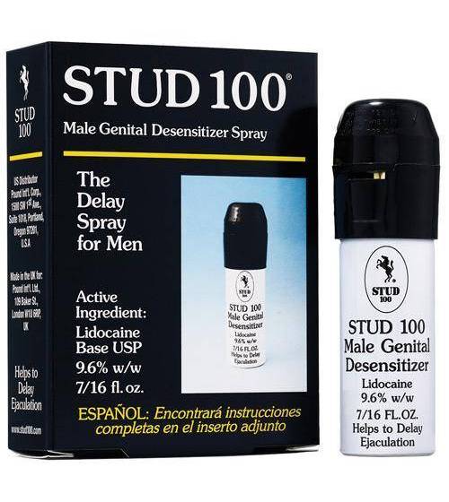 Stud 100 Male Genital Desensitizer Spray, 7/16- Fl. Ounce Box Pack of 1