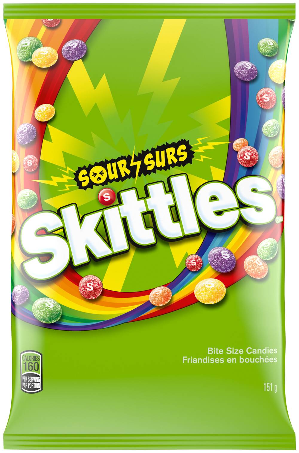 Skittles Sour Bite Size Candies (151 g)