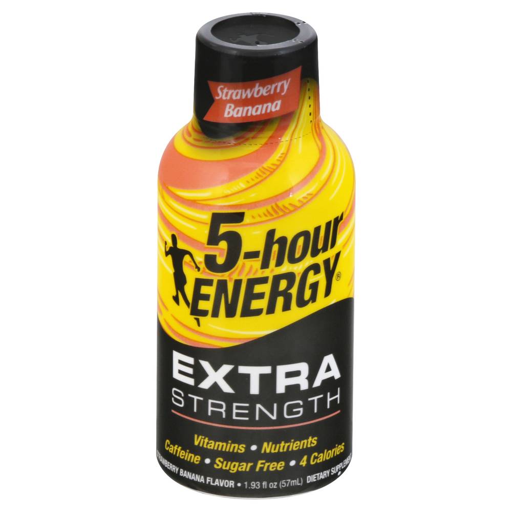 5-Hour Energy Extra Strength Energy Drink, Strawberry-Banana (1.93 fl oz)