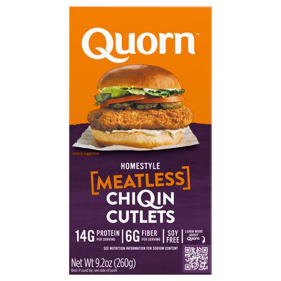 Quorn Meatless Homestyle Chiqin Cutlets