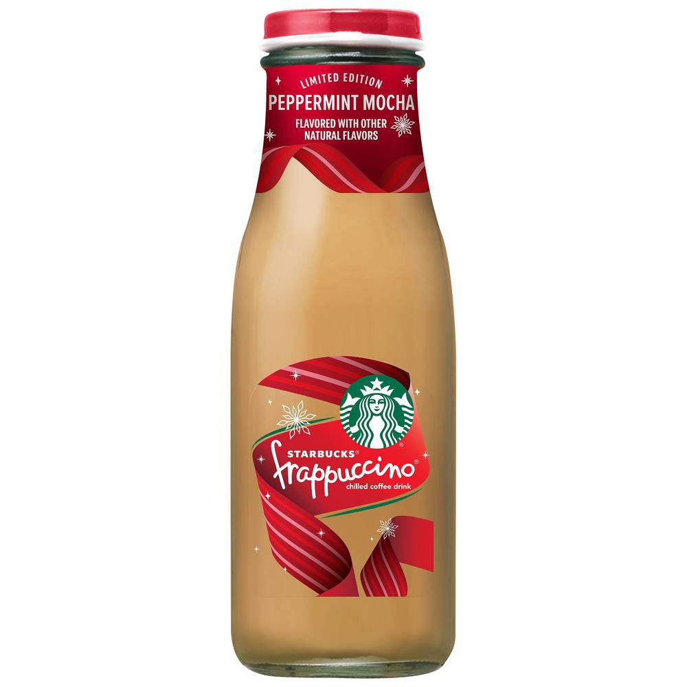 Starbucks Frappuccino Chilled Coffee Drink, Peppermint Mocha (13.7 fl oz)